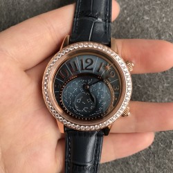 Jaeger LeCoultre - Rendez-Vous Moon Serenity 36mm Diam RG/LE Blue Dial CCF A9015