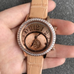 Jaeger LeCoultre - Rendez-Vous Moon Serenity 36mm Diam RG/LE Rose Gold Dial CCF A9015