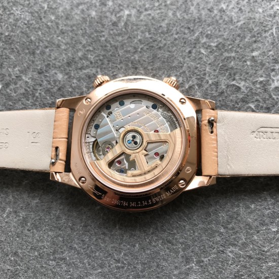 Jaeger LeCoultre - Rendez-Vous Moon Serenity 36mm Diam RG/LE Rose Gold Dial CCF A9015