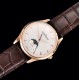 Jaeger LeCoultre-Master Ultra Thin Moonphase 39mm Rose/LE White/Stk GF MY9015 Super Clone