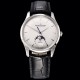 Jaeger LeCoultre-Master Ultra Thin Moonphase 39mm SS/LE White/Stk GF MY9015 Super Clone