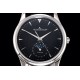 Jaeger LeCoultre-Master Ultra Thin Moonphase 39mm SS/LE Black/Stk GF MY9015 Super Clone