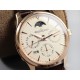 Jaeger LeCoultre - Master Ultra Thin Perpetual Calendar 39mm RG/LE White Dial V9F A868(Gold Moonphase)