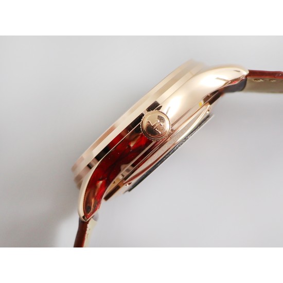 Jaeger LeCoultre - Master Ultra Thin Perpetual Calendar 39mm RG/LE White Dial V9F A868(Gold Moonphase)