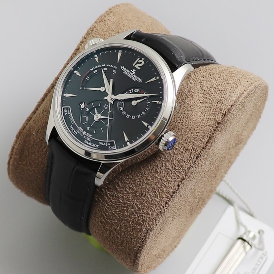 Jaeger LeCoultre - Master Control Geographic PR 39mm SS/LE Black ZF MY9110 Mod