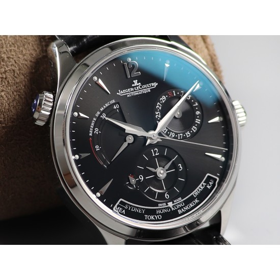 Jaeger LeCoultre - Master Control Geographic PR 39mm SS/LE Black ZF MY9110 Mod