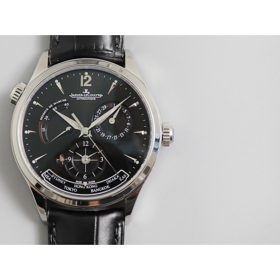 Jaeger LeCoultre - Master Control Geographic PR 39mm SS/LE Black ZF MY9110 Mod