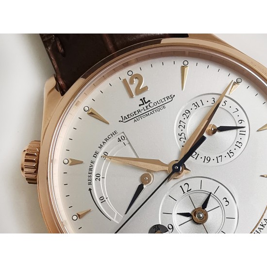 Jaeger LeCoultre - Master Control Geographic PR 39mm RG/LE White ZF MY9110 Mod