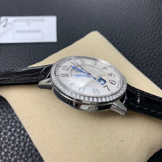 Jaeger LeCoultre - Rendez-Vous Ultra Thin Moonphase Ladies 34mm Diam SS/LE White ZF 898A/1