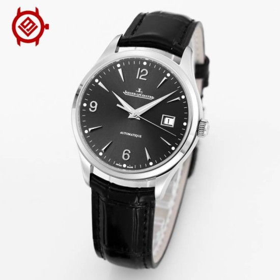 Jaeger LeCoultre - Master Control Ultra Thin Date 39mm SS/LE Black Dial V9F Asia 23J Mod