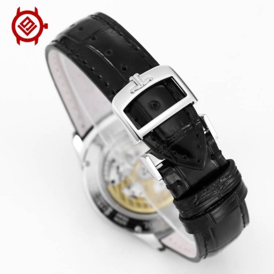 Jaeger LeCoultre - Master Control Ultra Thin Date 39mm SS/LE Black Dial V9F Asia 23J Mod