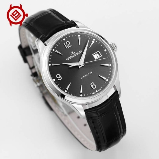 Jaeger LeCoultre - Master Control Ultra Thin Date 39mm SS/LE Black Dial V9F Asia 23J Mod