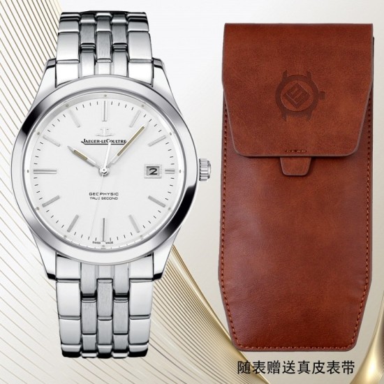 Jaeger LeCoultre - Master Control Ultra Thin Date 39mm SS/SS White Dial V9F Asia 23J Mod