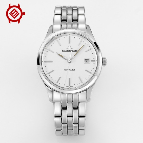 Jaeger LeCoultre - Master Control Ultra Thin Date 39mm SS/SS White Dial V9F Asia 23J Mod