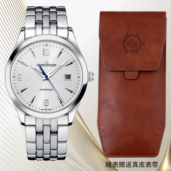 Jaeger LeCoultre - Master Control Ultra Thin Date 39mm SS/SS White Dial V9F Asia 23J Mod