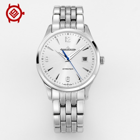 Jaeger LeCoultre - Master Control Ultra Thin Date 39mm SS/SS White Dial V9F Asia 23J Mod