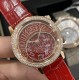 Jaeger LeCoultre - Rendez-Vous Moon Serenity 36mm Diam RG/LE Red Dial CCF A9015