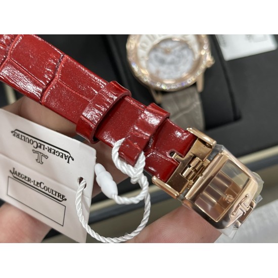 Jaeger LeCoultre - Rendez-Vous Moon Serenity 36mm Diam RG/LE Red Dial CCF A9015