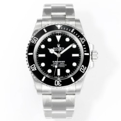 Rolex-Submariner 124060 41mm No Date SS/SS Oyster Bracelet Black Dial VSF VS3230 Automatic V4 1:1 Super Clone