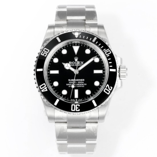 Rolex-Submariner 124060 41mm No Date SS/SS Oyster Bracelet Black Dial VSF VS3230 Automatic V4 1:1 Super Clone