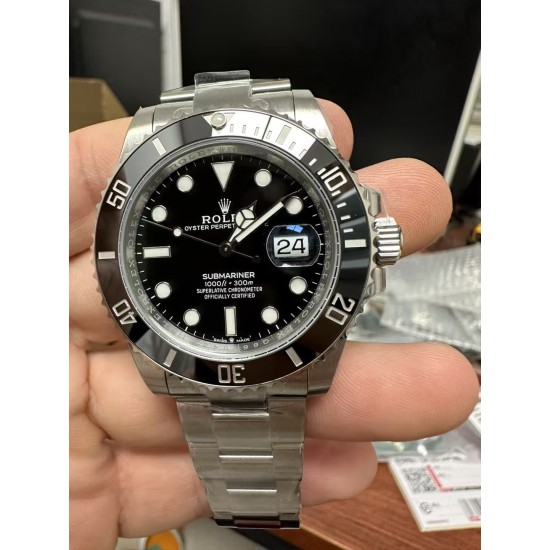 Rolex-Submariner 126610LN 41mm SS/SS Oyster Bracelet Black Dial VSF DD3235 Automatic V4 1:1 Super Clone