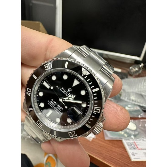 Rolex-Submariner 126610LN 41mm SS/SS Oyster Bracelet Black Dial VSF DD3235 Automatic V4 1:1 Super Clone