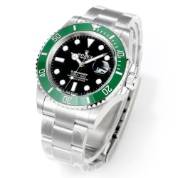 Rolex-Submariner 126610LV Starbucks 41mm SS/SS Oyster Bracelet Black Dial VSF DD3235 Automatic V4 1:1 Super Clone