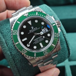 Rolex-Submariner 116610LV Hulk 40mm SS/SS Oyster Bracelet Green Dial VSF VS3135 Automatic V4 1:1 Super Clone