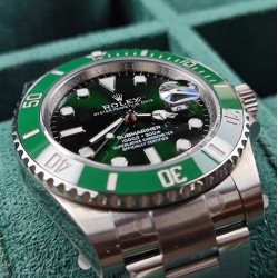 Rolex-Submariner 116610LV Hulk 40mm SS/SS Oyster Bracelet Green Dial VSF VS3135 Automatic V4 1:1 Super Clone