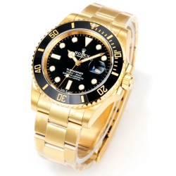 Rolex-Submariner 116618LN 40mm 904L YG/YG Oyster Bracelet Black Dial VSF VS3135 Automatic V4 1:1 Super Clone