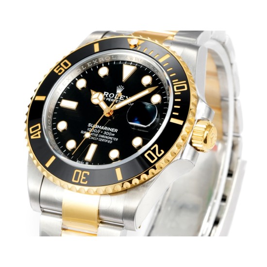 Rolex-Submariner 126613LN 41mm YG/SS Oyster Bracelet Black Dial VSF DD3235 Automatic V4 1:1 Super Clone
