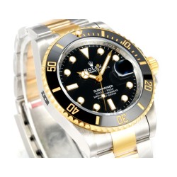 Rolex-Submariner 126613LN 41mm YG/SS Oyster Bracelet Black Dial VSF DD3235 Automatic V4 1:1 Super Clone