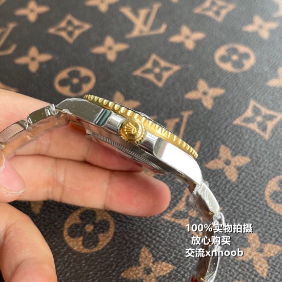 Rolex-Submariner 126613LN 41mm YG/SS Oyster Bracelet Black Dial VSF DD3235 Automatic V4 1:1 Super Clone