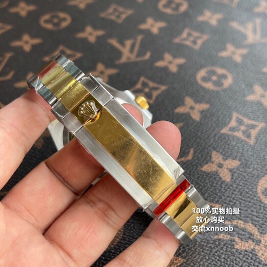 Rolex-Submariner 126613LN 41mm YG/SS Oyster Bracelet Black Dial VSF DD3235 Automatic V4 1:1 Super Clone