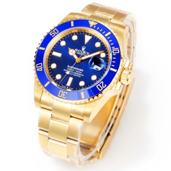 Rolex-Submariner 126618LB 41mm YG/YG Oyster Bracelet Blue Dial VSF DD3235 Automatic V4 1:1 Super Clone