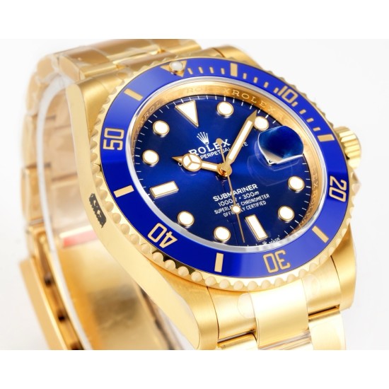 Rolex-Submariner 126618LB 41mm YG/YG Oyster Bracelet Blue Dial VSF DD3235 Automatic V4 1:1 Super Clone