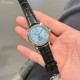 Rolex-1908 Platinum Ice  Blue Dial Alligator Strap Exact 1:1 Super Clone 7140 Swiss Movement Replica Watch Ref-52506