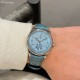 Rolex-1908 Platinum Ice  Blue Dial Alligator Strap Exact 1:1 Super Clone 7140 Swiss Movement Replica Watch Ref-52506