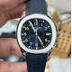 Patek Philippe-Aquanaut 5168G 42mm SS/RU Blue/Num DDF DD330 (Gain Weight) 1:1 Super Clone
