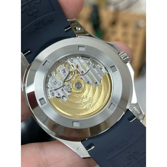 Patek Philippe-Aquanaut 5168G 42mm SS/RU Blue/Num DDF DD330 (Gain Weight) 1:1 Super Clone