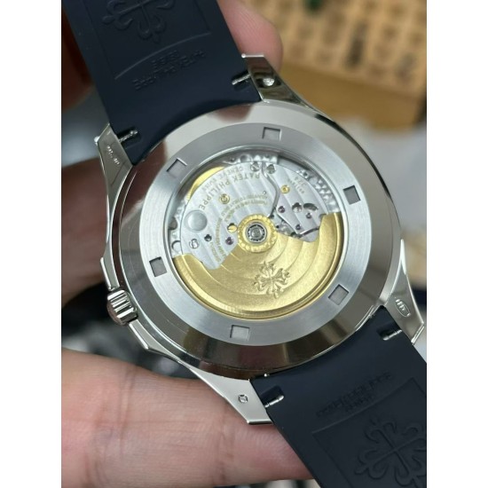 Patek Philippe-Aquanaut 5168G 42mm SS/RU Blue/Num DDF DD330 (Gain Weight) 1:1 Super Clone