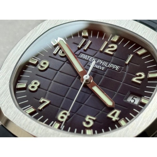 Patek Philippe-Aquanaut 5168G 42mm SS/RU Blue/Num DDF DD330 (Gain Weight) 1:1 Super Clone