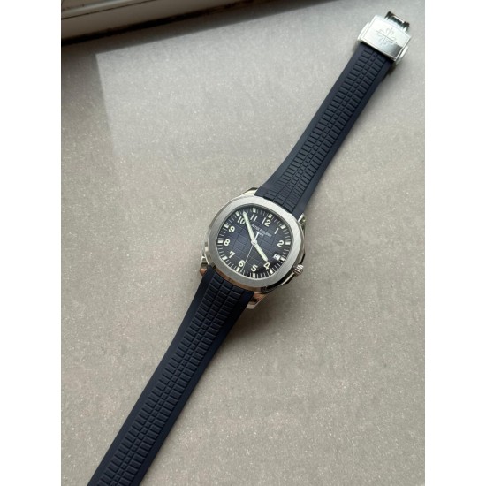 Patek Philippe-Aquanaut 5168G 42mm SS/RU Blue/Num DDF DD330 (Gain Weight) 1:1 Super Clone
