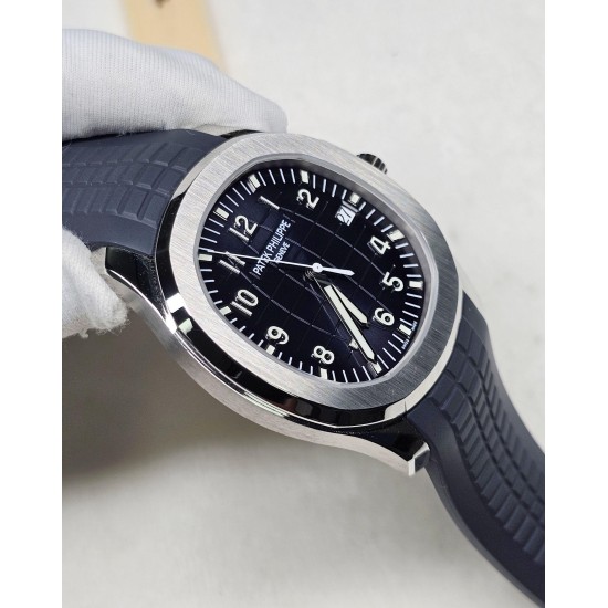 Patek Philippe-Aquanaut 5168G 42mm SS/RU Blue/Num DDF DD330 (Gain Weight) 1:1 Super Clone