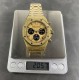 Audemars Piguet-Royal Oak Chrono 26240BA Frosted 41mm YG/YG Gold/Blk DDF DD4401 1:1 Super Clone (SW Dial)