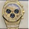 Audemars Piguet-Royal Oak Chrono 26240BA Frosted 41mm YG/YG Gold/Blk DDF DD4401 1:1 Super Clone (SW Dial)