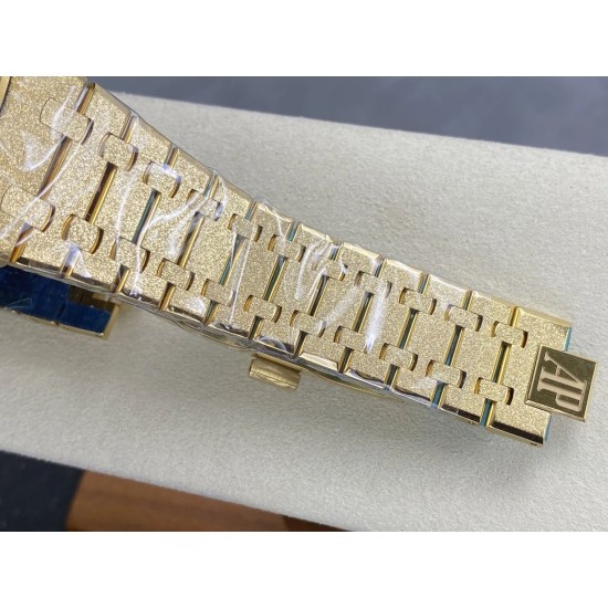 Audemars Piguet-Royal Oak Chrono 26240BA Frosted 41mm YG/YG Gold/Blk DDF DD4401 1:1 Super Clone (SW Dial)