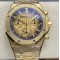 Audemars Piguet-Royal Oak Chrono 26240BA 41mm YG/YG Smoked Gold DDF DD4401 1:1 Super Clone (SW Dial)