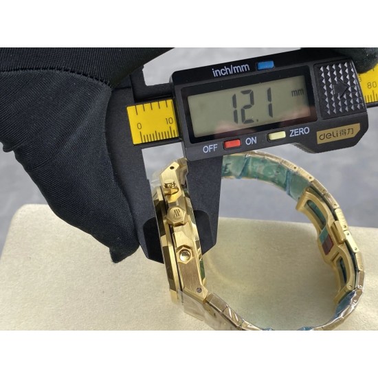 Audemars Piguet-Royal Oak Chrono 26240BA 41mm YG/YG Smoked Gold DDF DD4401 1:1 Super Clone (SW Dial)