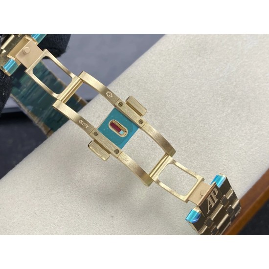 Audemars Piguet-Royal Oak Chrono 26240BA 41mm YG/YG Smoked Gold DDF DD4401 1:1 Super Clone (SW Dial)